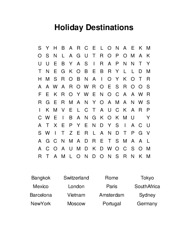 Holiday Destinations