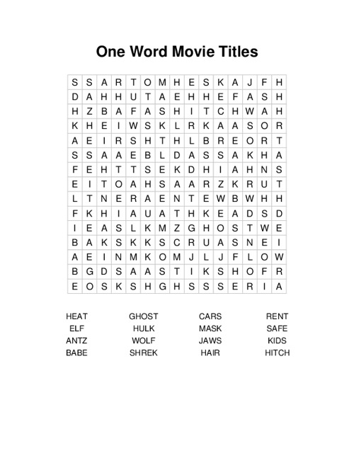 one-word-movie-titles-word-search