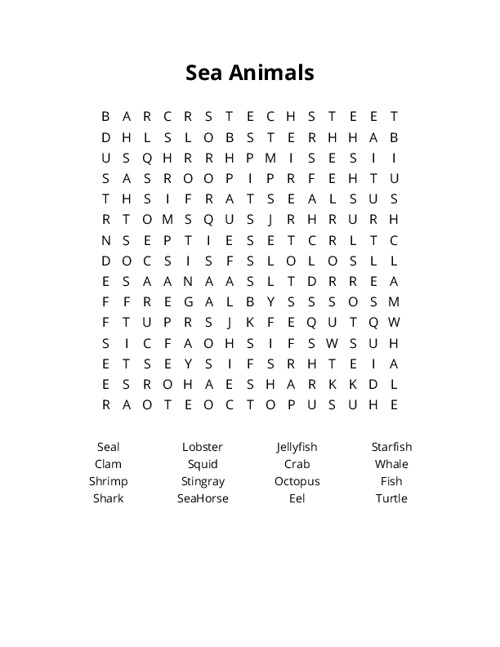 Pollinators Word Search