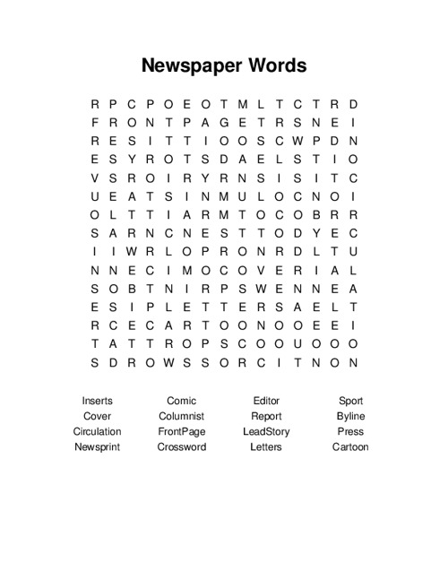 newspaper-words-word-search