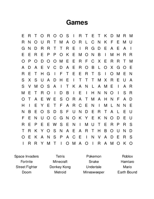 Roblox Word Search