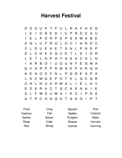 Groundhog day word search
