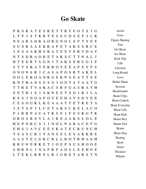 go-skate-word-search